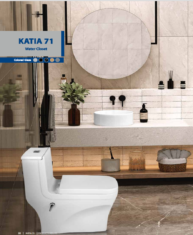 توالت فرنگی کاتیا سفید