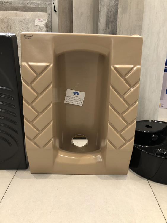 توالت زمینی گود کرون طبی مروارید نسکافه ای