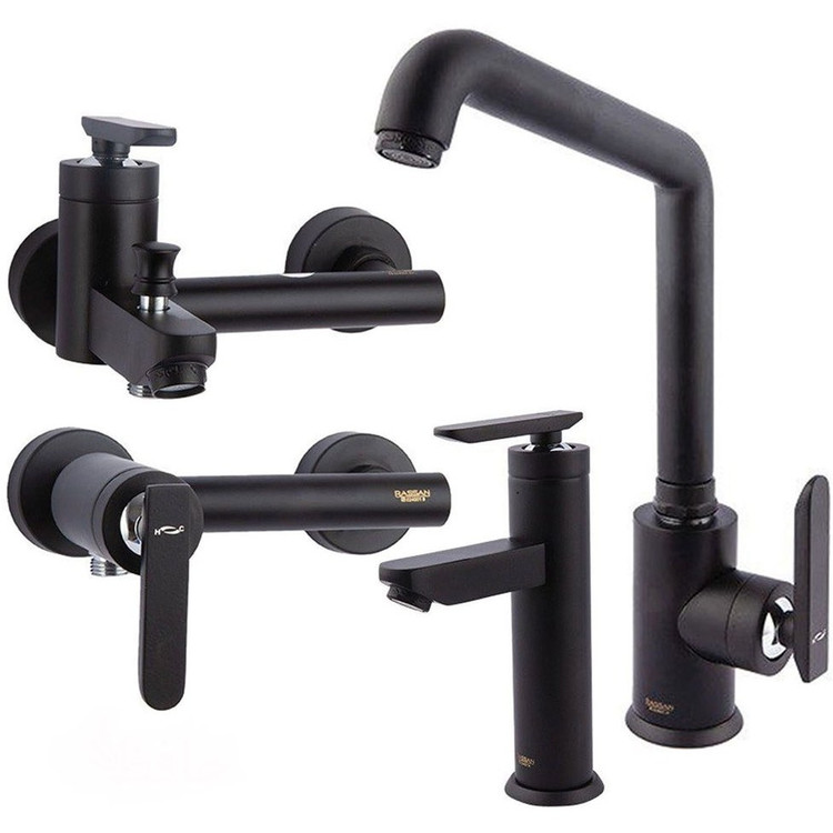 ست شیرالات راسان فلورا مشکی