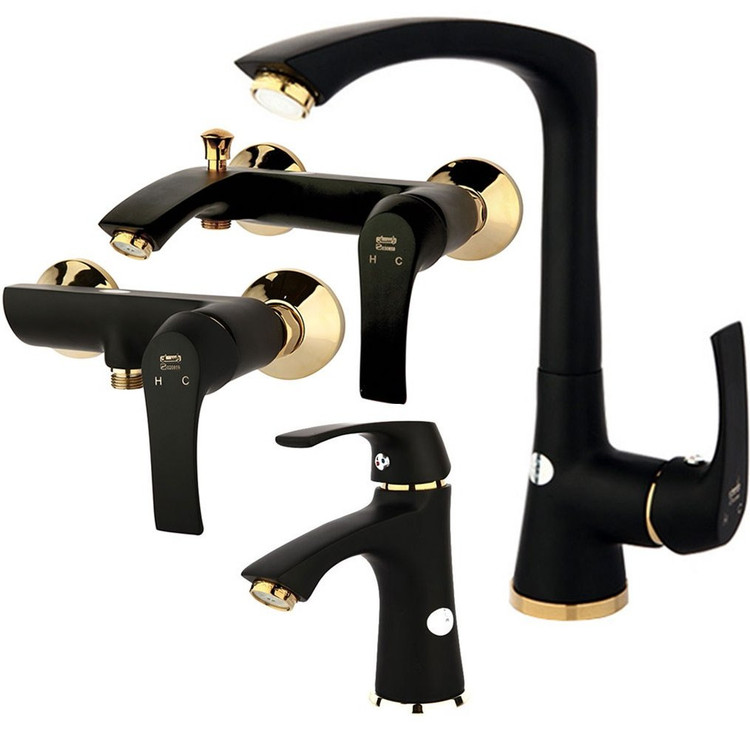 ست شیرالات راسان لوتوس مشکی