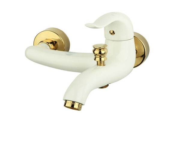 شیر حمام راسان اکتاو سفید