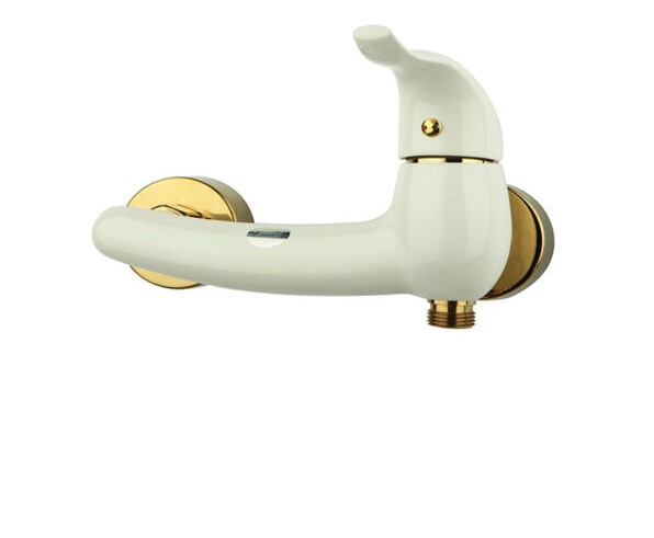 شیر توالت اکتاو سفید طلایی راسان