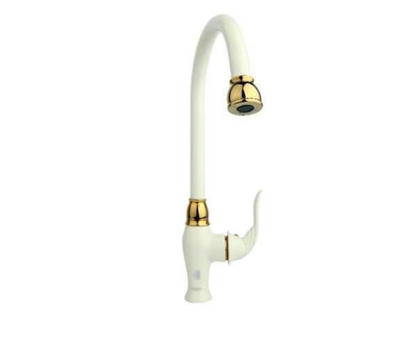 شیر ظرفشویی راسان مدل پریمو سفید شیری طلایی