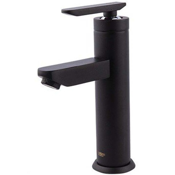 شیر روشویی راسان مدل فلورا مشکی