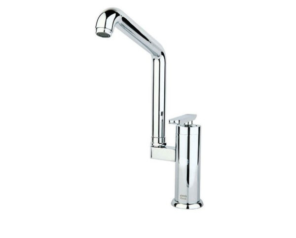 شیر ظرفشویی راسان مدل فلورا کروم