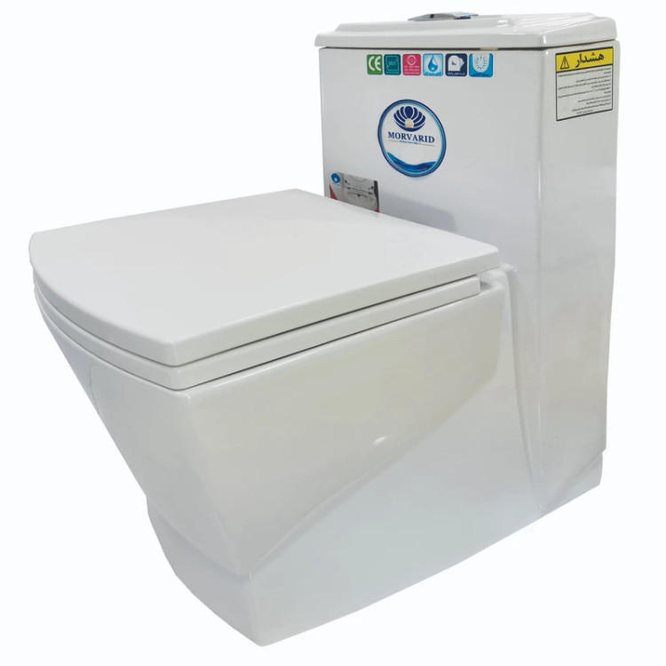 توالت فرنگی مگا سفید مروارید