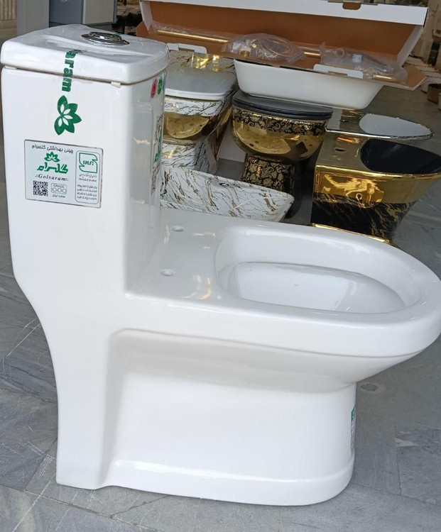 توالت فرنگی گلسرام جلوگرد پشت کوتاه