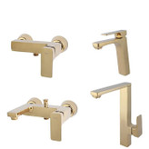 ست شیرآلات راسان مدل گارنت طلایی