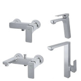 ست شیرآلات راسان مدل گارنت کروم