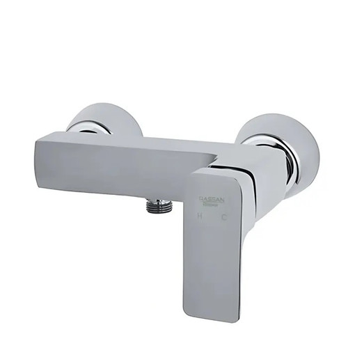 شیر توالت راسان مدل گارنت کروم براق