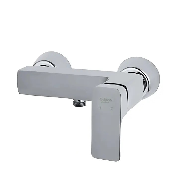 شیر توالت راسان مدل گارنت کروم براق