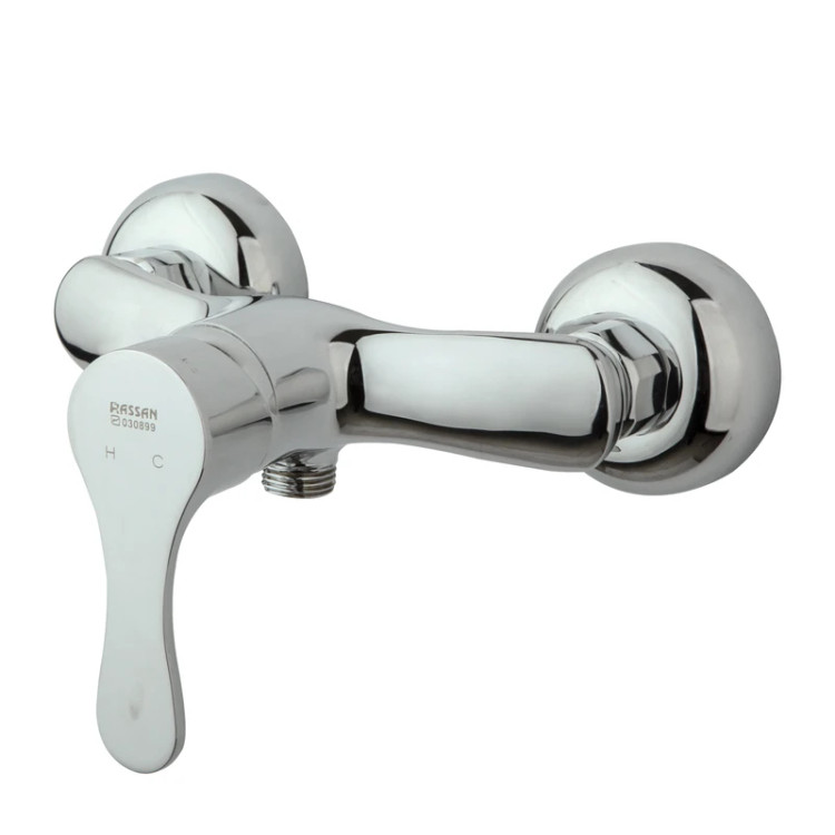 شیر توالت راسان مدل صدف کروم