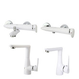 ست شیرآلات راسان مدل رابیت سفید