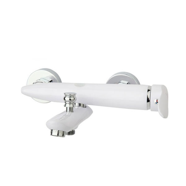 شیر حمام راسان مدل رابیت سفید