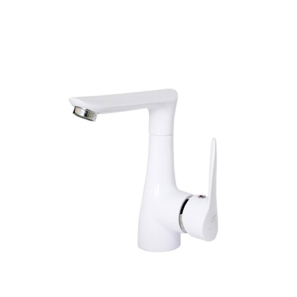 شیر روشویی راسان مدل رابیت سفید