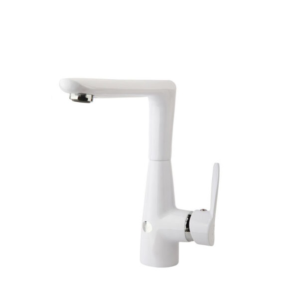 شیر ظرفشویی راسان مدل رابیت سفید