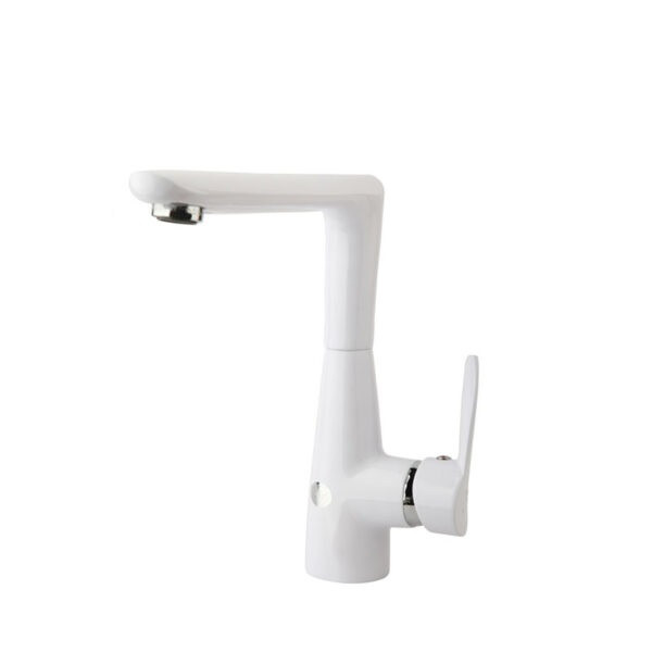 شیر ظرفشویی راسان مدل رابیت سفید