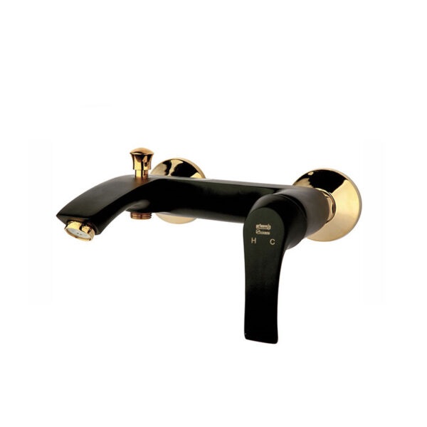 شیر حمام راسان مدل لوتوس مشکی