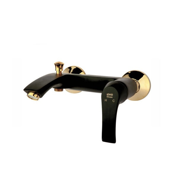 شیر حمام راسان مدل لوتوس مشکی