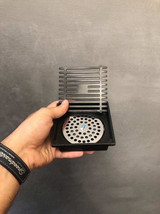 کفشور خطدار سوپاپدار مشکی