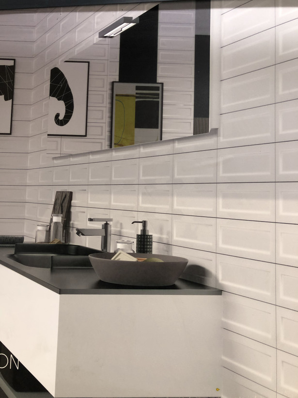 کاشی بین کابینتی مات سفید